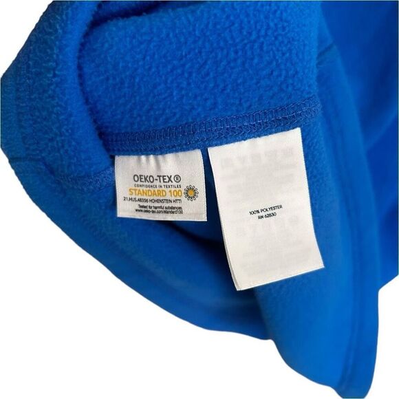 Lands' End Cobalt Blue Performance Fleece Sweater Womens Size S Hiking Athletic - Picture 9 of 11